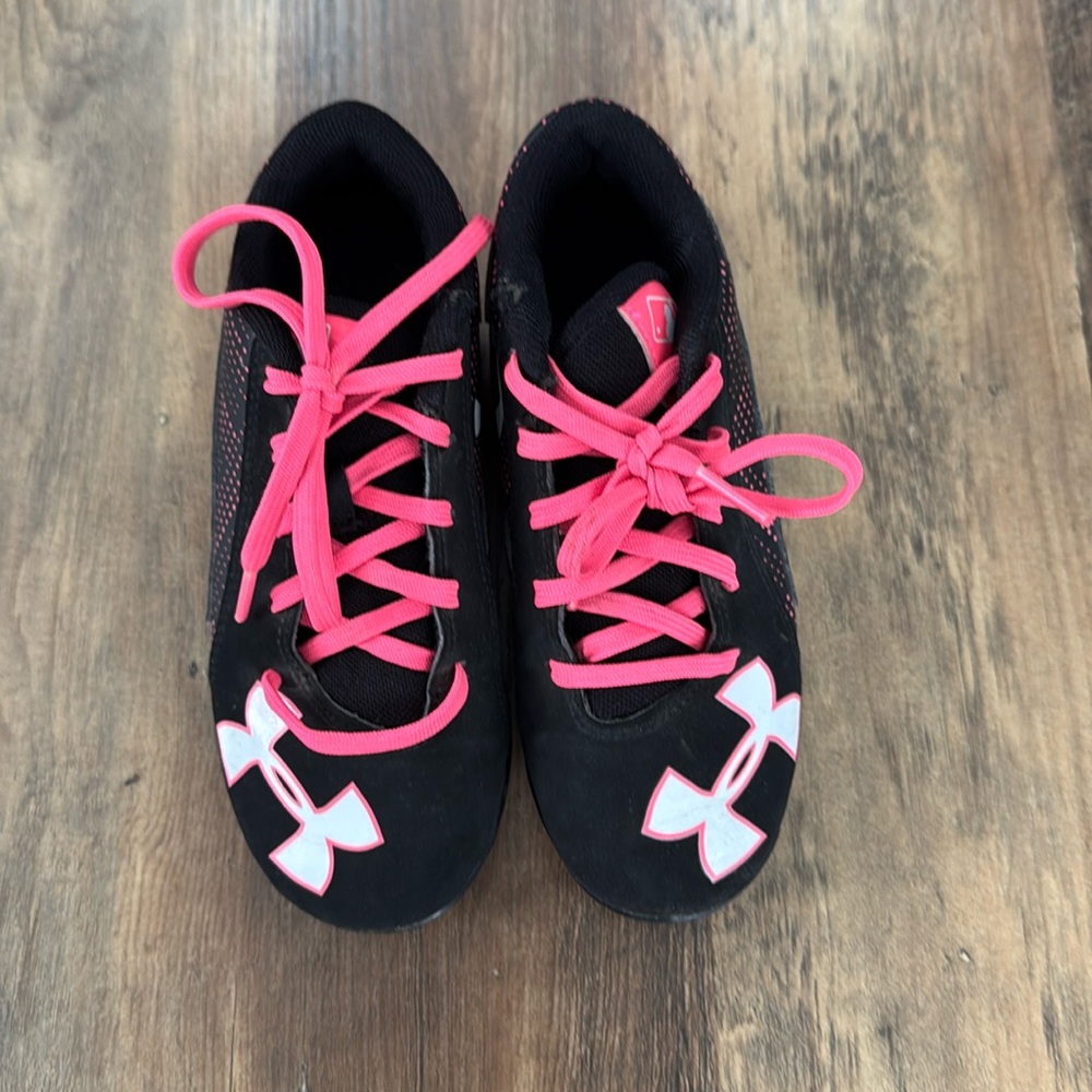Under Armour girls, T-ball softball cleats